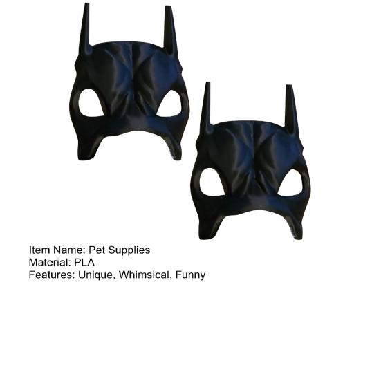 Katzen Fledermaus Maske Superhelden Kostüm für Katzen Kleine Hunde Niedlich Halloween Cosplay