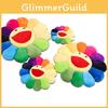 Kawaii Rainbow Flower Pillow Plush Toy Good Quality Decor Gift 43/55/80/100cm