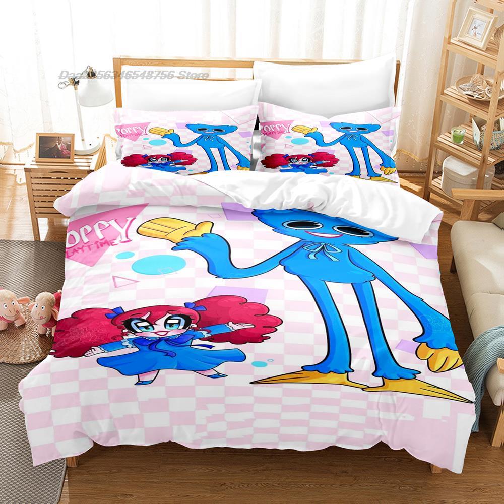 Sundrop Fnaf Bettwäsche-Set Einzelbett Twin Full Queen King Size Bettwäsche-Set Jugendzimmer Laken-Set 3D-Druck Bettlaken-Set
