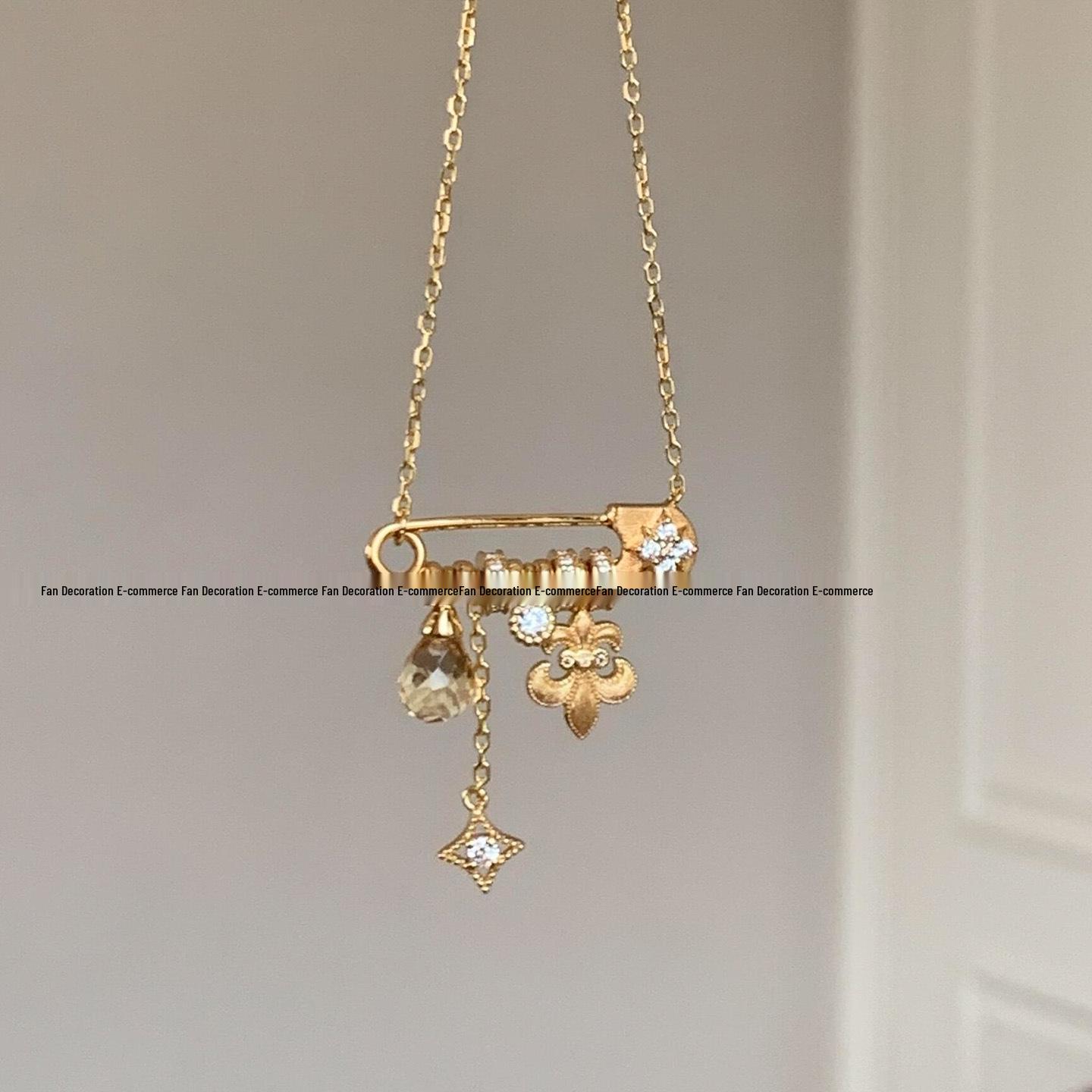 

Зірка-Ірис Винтажний Брошка-Кулон Намисто - Жіночий Розкішний Матовий Аксесуар-Чокер