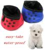 Pet Travel Food Bags Dog Cat Waterproof Cloth Folding Feeding Bowl Portable Collapsible Outdoor Travel Food Dish  Dog Harness