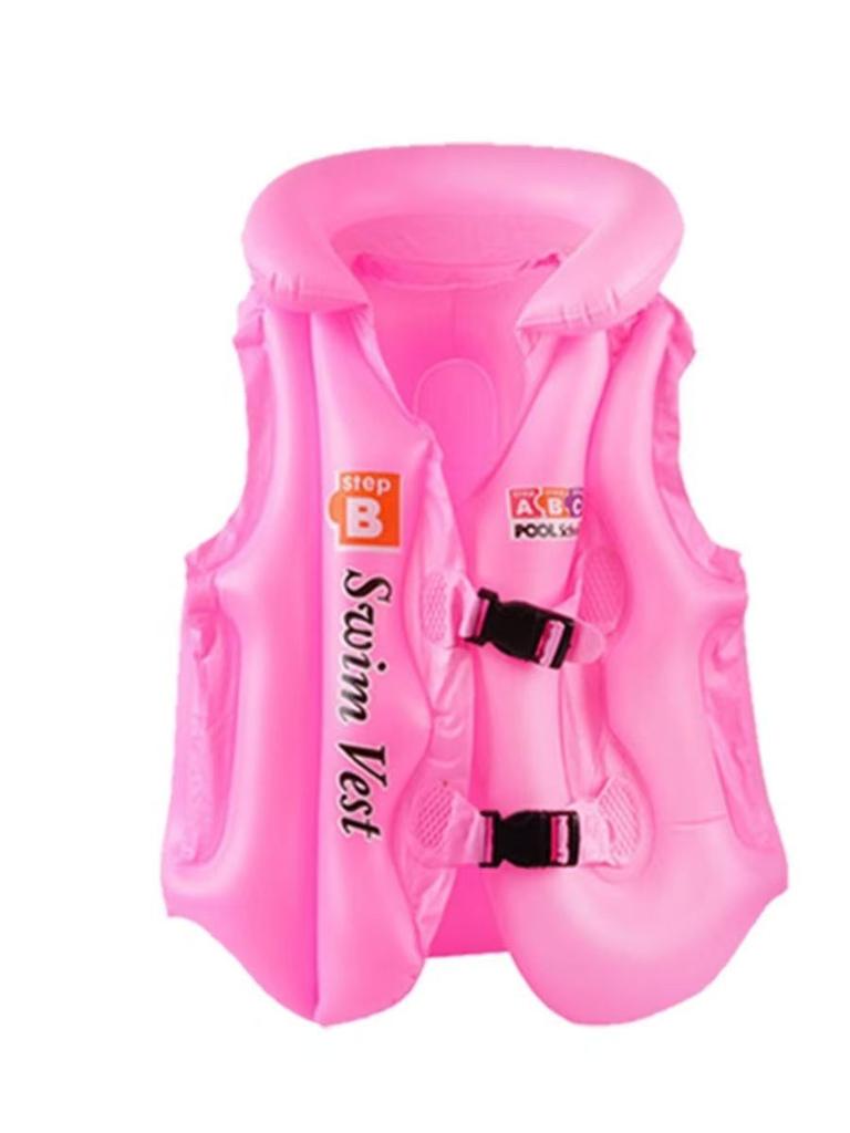 Kids Inflatable Swim Vest, Buoyancy Pool Floatation Vest