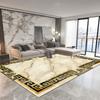 European Luxury Large Area Rug Marble Abstract Carpet Washable Non-slip Living Room Bedroom Decoration Lounge Mats