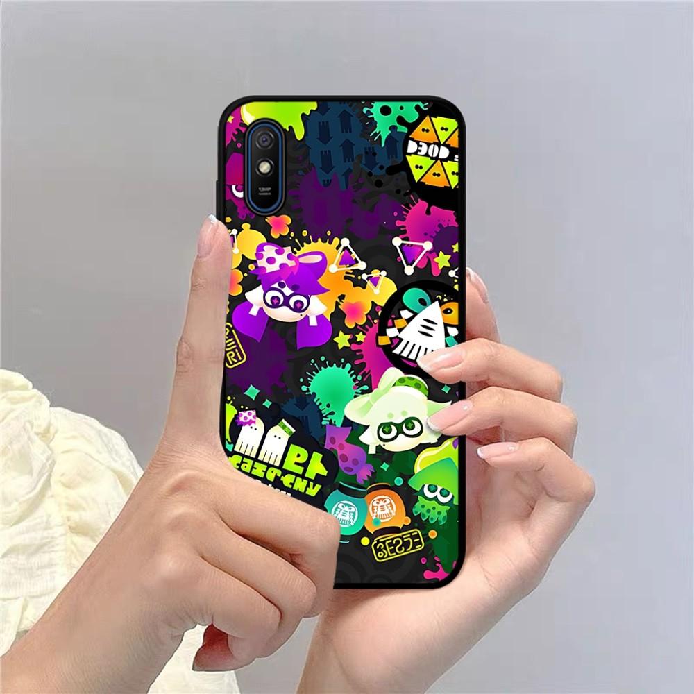 Splatoon Phone Case For Redmi 5 6 7 8 9 10 Plus Pro 6 7 8 9 A GO K20 K30 K40 Pro Plus F3 Fundas