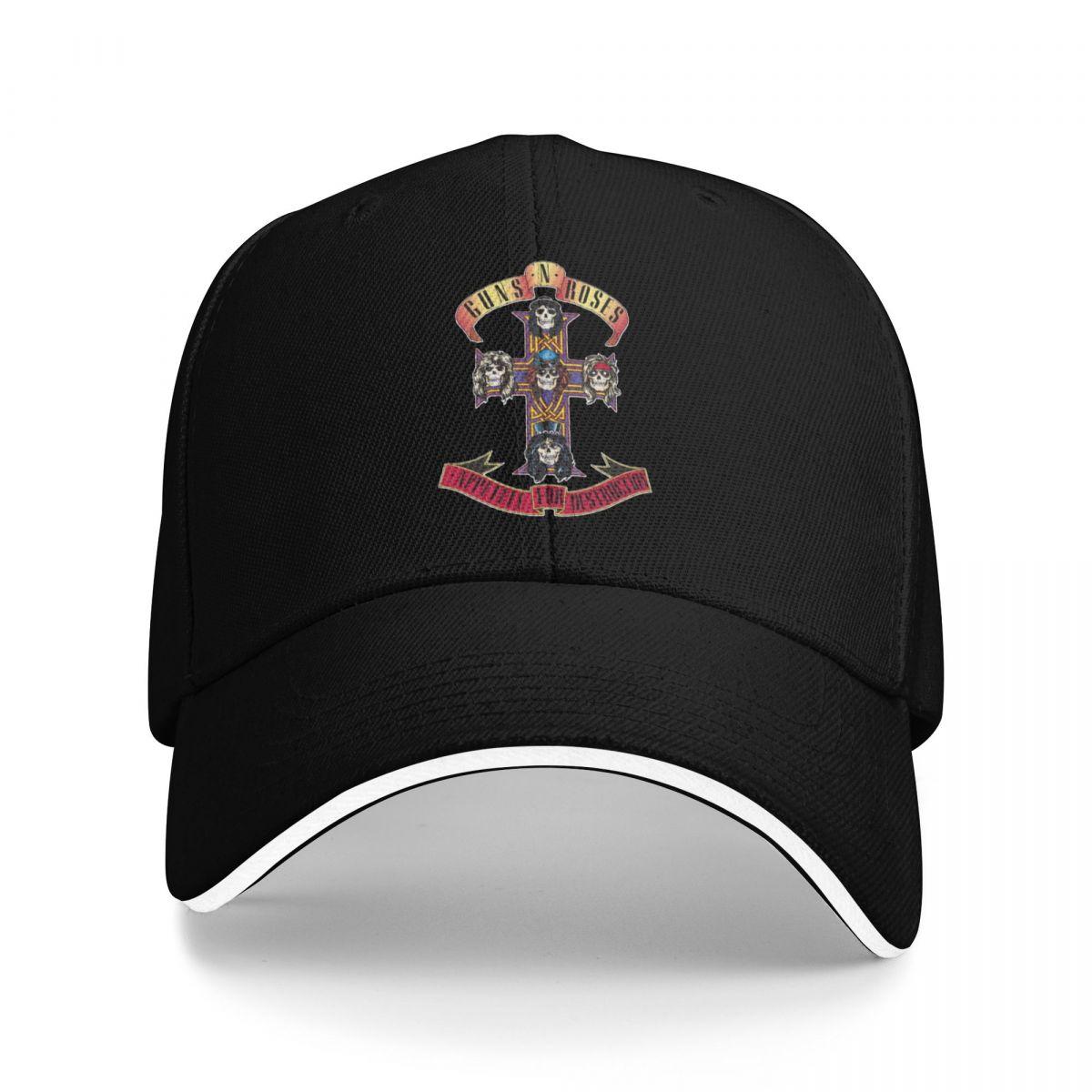

Baseball Caps Guns N Roses Graphic Men Women Casual Spring Caps One Size