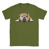Bulldog Chill Pose English Bulldog T Shirt Adult Vintage Cotton Tshirts Summer Crew Neck Hipster Tees Pattern Plus Size Tops