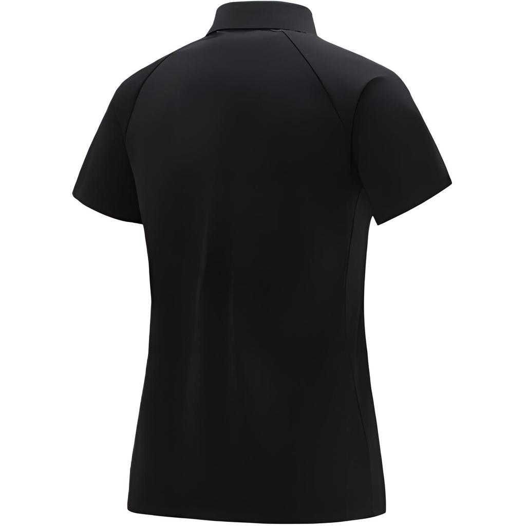 Under Armour Casual Short Sleeve Polo Shirt Women tops Dark-Black 14323262-0033