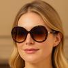 European and American fashion new large frame high-end sunglasses casual trend Internet celebrity women's sunglasses personalized versatile glasses