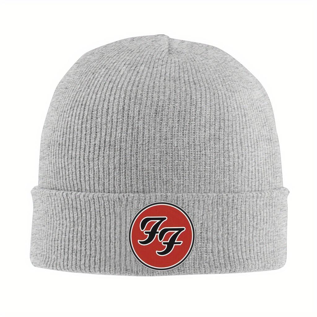 Foos Fighters Hats Autumn Winter Beanie Ski Caps Unisex Acrylic Knitted Hat