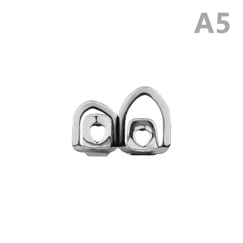 

Способный хип-хоп полые двойные зубы панк позолоченные зубные колпачки звезда любовь брекеты украшение аксессуар для женщин мужчин