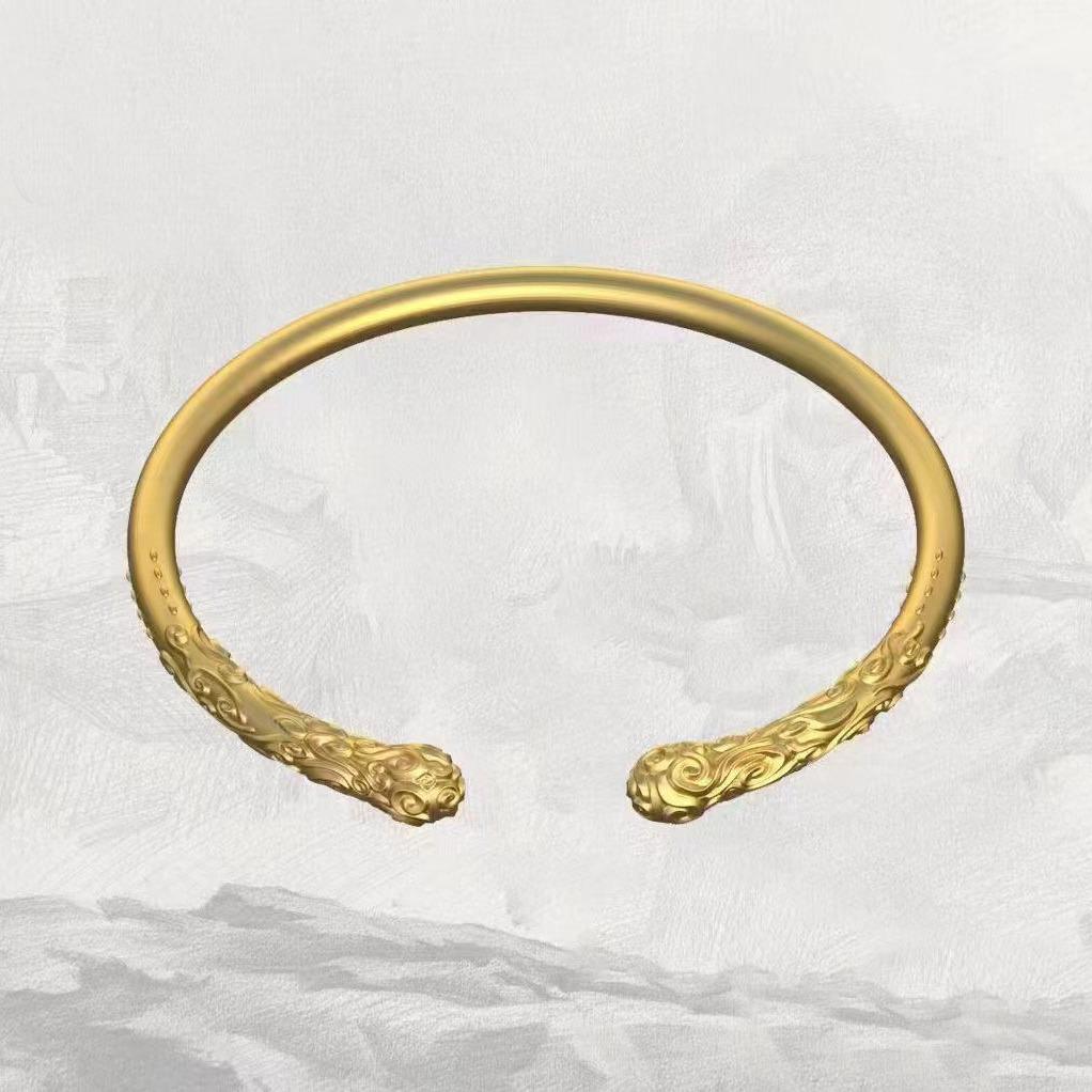 Black Myth Wukong: Golden Hoop Bracelet - Tightening Curse Design