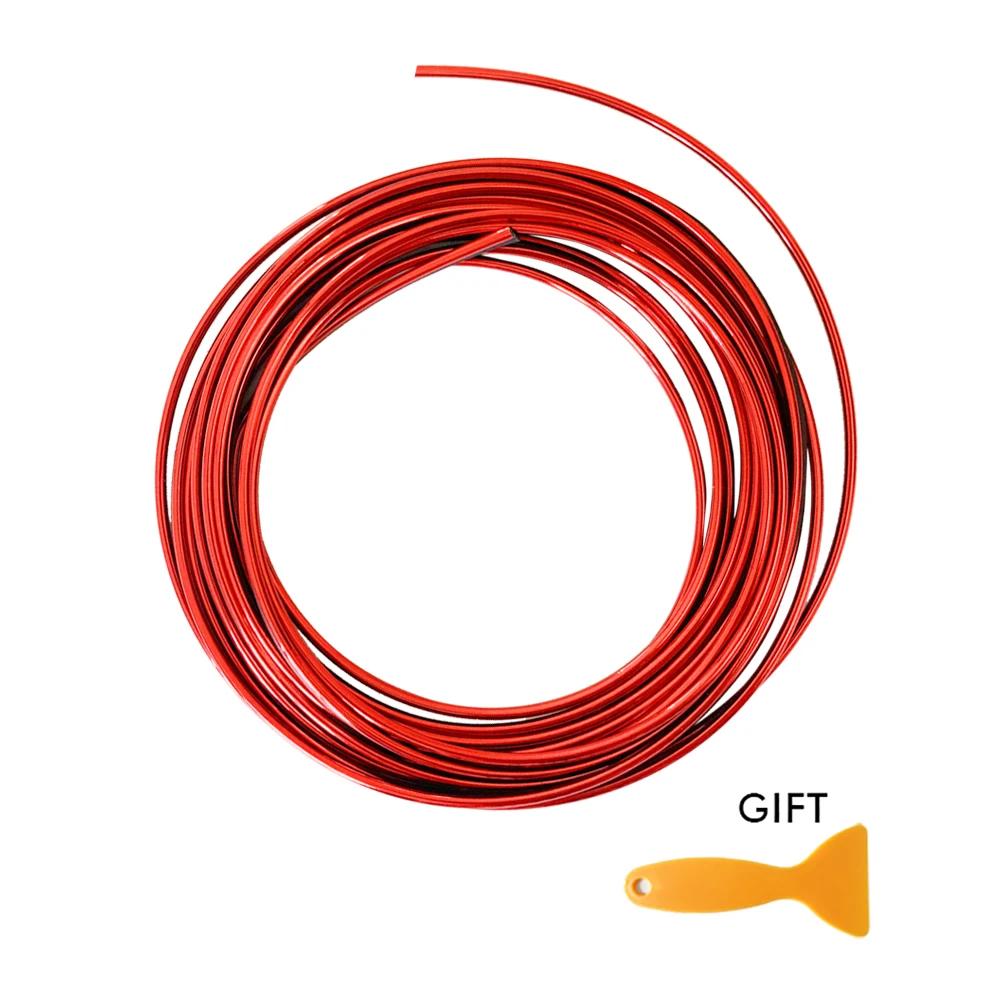 

Universal Car Interior Moulding Decoration Flexible Strips 5M Interior Auto Mouldings Car Cover Trim Dashboard Door Car Styling