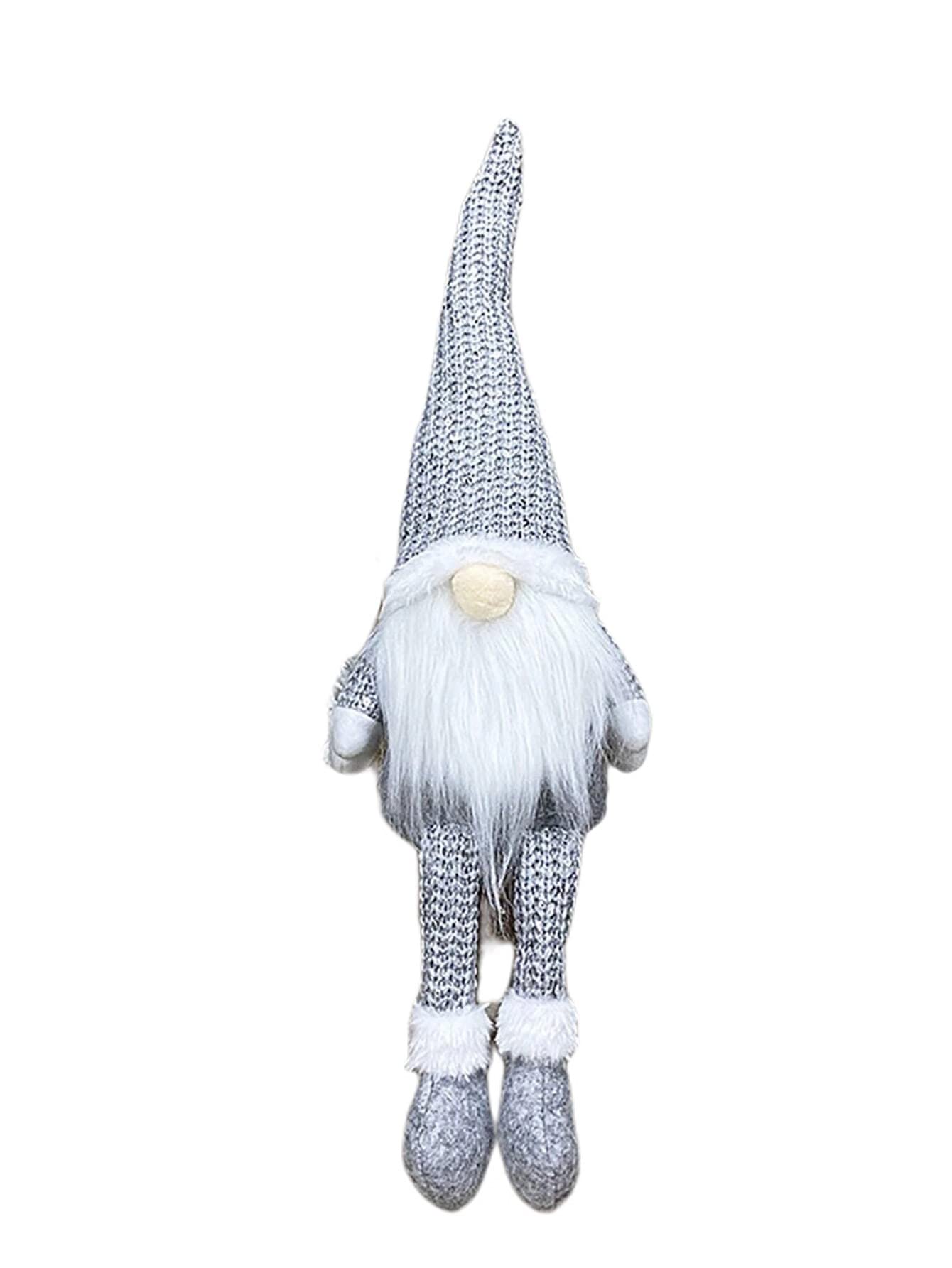 

Рождественский плюшевый гном, украшение, украшение для дома, украшение для мероприятия, хлопок, серый