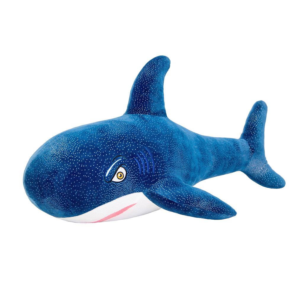 Simulated Shark Doll Plush Toy Aquarium Big Shark Children's Ragdoll Sleeping Pillow Birthday Gift Female