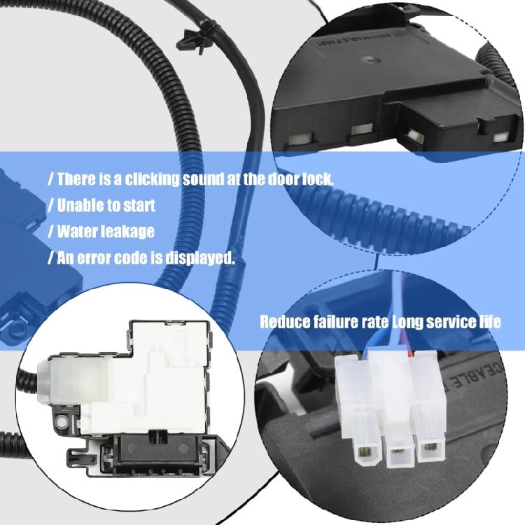 Washer Lid Lock Service Set Washer Replacement Set Washing Machine Repair Part Washer Lid Lock Washer Switches for Washer