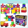 Bunt gefärbte magnetische Bausteine Fesselnde STEM-Spielzeuge für Kinder Großartig für die Entwicklung von Fähigkeiten und Spaß