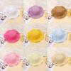 Hollow Out Baby Hats Large Brim Bucket Hat Cute Beach Hats  Summer