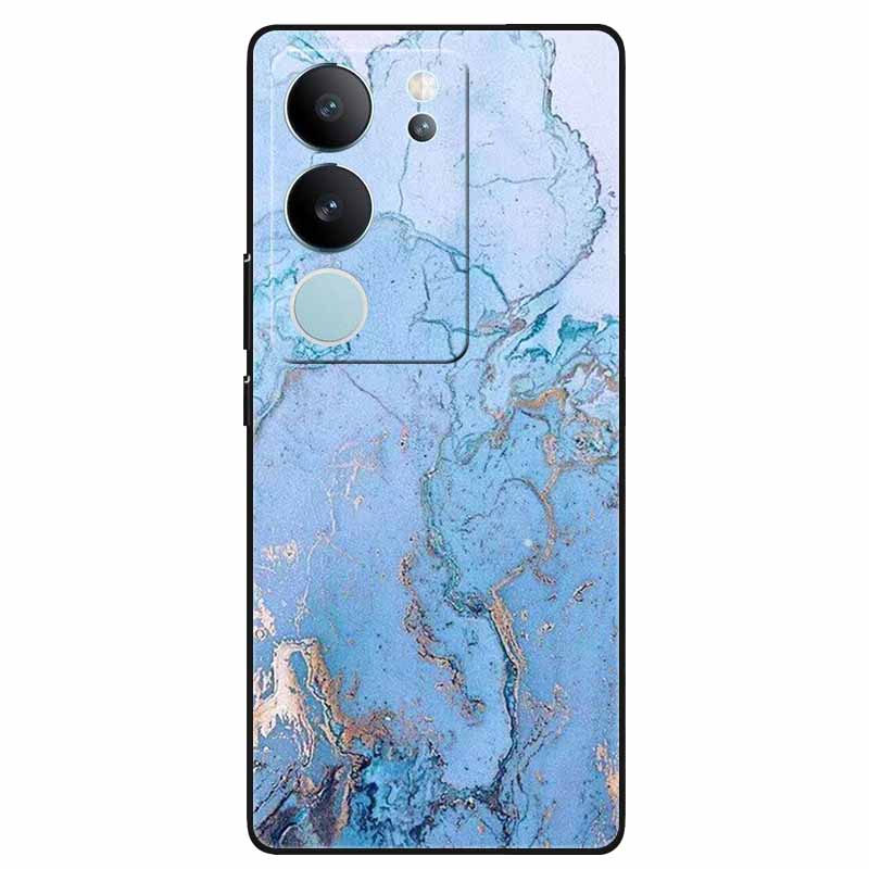 Phone Cases For Vivo V29 5G Cover 2023 Silicone Soft Lovely Marble Printing Coque for Vivo V29 V 29 V2250 Back Coque 6.78'' Etui