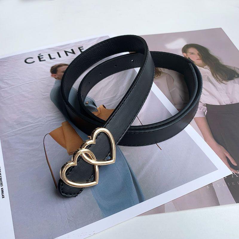 Fashionable 2024 New Design Womens Pu Belt For Stylish Denim Outfits Black Color