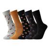 10 Pairs Men's Socks Cotton Business New Fashion Funny Sock With Print Animals Cartoon Middle Sock Male Casual Dresses Clothing