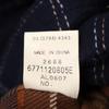Marc by Marc Jacobs Check Pattern Wool Coat 4 Navy Women Used