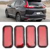 4PCS ABS Safety Reflector Durable Reflective Decal  for Trailer Reflective Decoration
