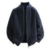 Autumn Winter Men Cardigan Sweater Striped Loose Casual Knit Sweater