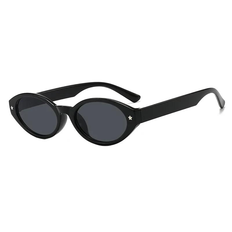 2025 New Women Sunglasses Narrow Oval Frame Luxury Brand Design Popular Style Outdoor Female Sunglasses Sunshade Glasses Uv400