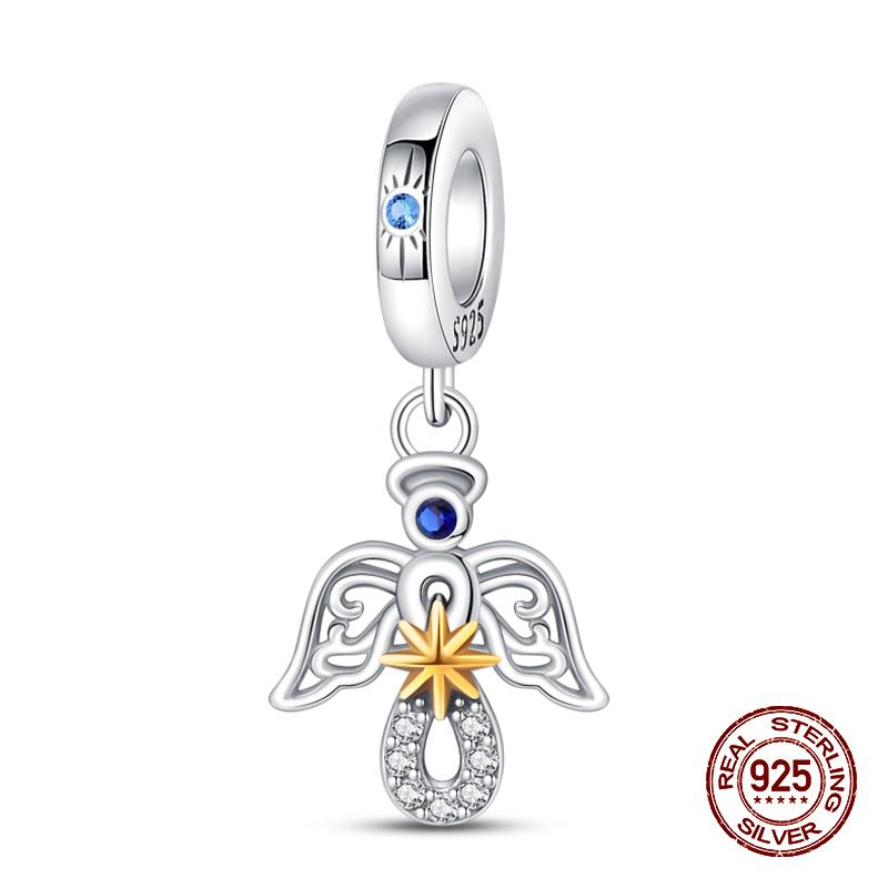 Classic 100% Copper Daemon Angel Cross Evil Eye Charms Beads Fit 3Mmoriginal Bracelets Diy Party Jewelry