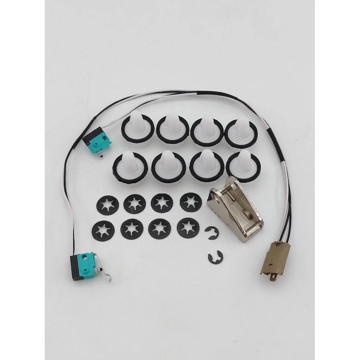 1016009-00-C For Tesla Model S Door Handle Upgrade Repair Kit Microswitch Harness Handle Paddle 1042845-00-B w/Door Panel Clips Model S