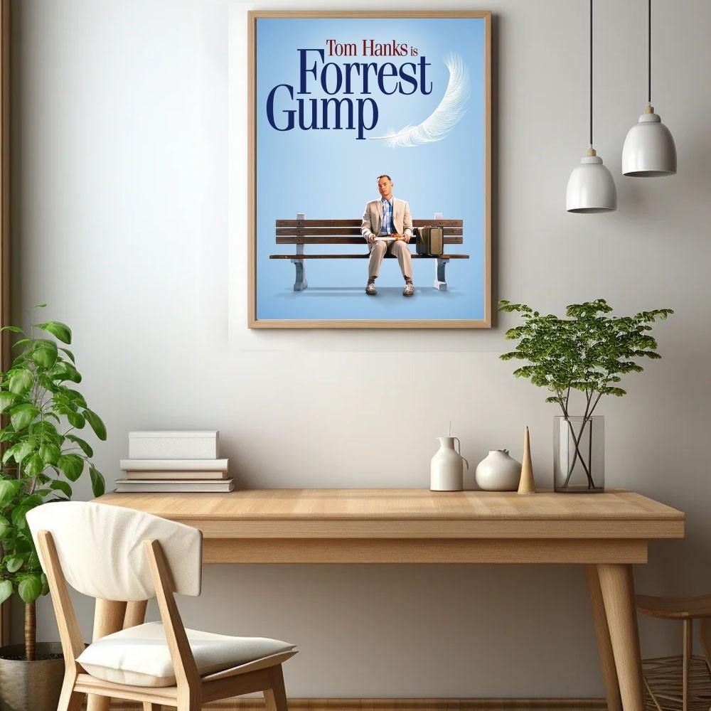 1 STK Klassische und beliebte Filme Forrest Gump Poster Poster Wandkunst Druckposter Dekorative Wandmalerei Moderne Heimdekoration Geburtstagsgeschenk