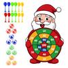 Terč Santa Clause s 12 lepicími míčky a 12 šipkami Velké vánoční párty hry pro rodinu Děti Dospělí Párty aktivity