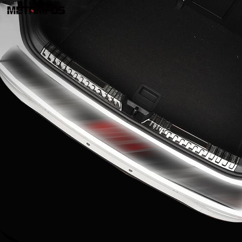 Accessories For Volkswagen VW Golf 8 MK8 Pro R -2025 2026 Inner Rear Trunk Bumper Foot Plate Door Sill Scuff Guard Plate