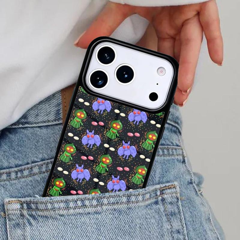 Mothman Night Grey Phone Case for iPhone 17ProMax 12 13 14 15 16e 17 Pro Max Plus Air Cover