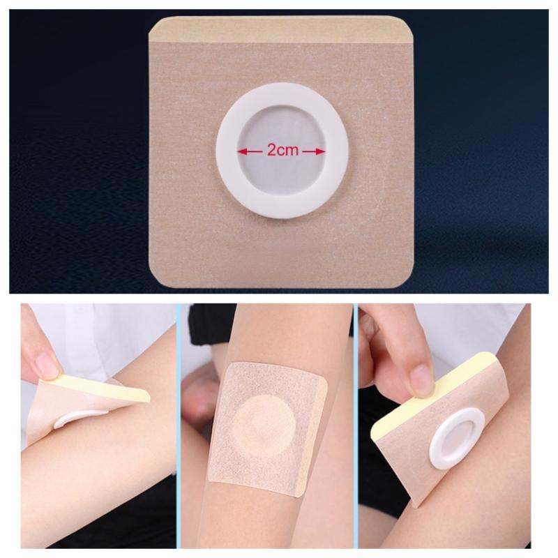 50 Pcs Disposable Plaster Air Permeable Belly Button Stickers Fabric Patches For Comfort Navel Adhesive Body Blank Plaster Patch