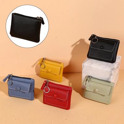 Women Small Coin Purse Bag Wallet Change Purses Zipper Money Bags Children Mini Wallets Leather Key Holder Clutch Pouch Cartera