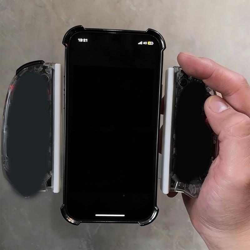 Ergonomic Handle Grip Linker Magnetic Controller Connector for NS Controller Phone Holder Gaming Accessories