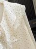 Women's French Ruffle Polka Dot Chiffon Shirt - Spring 2026 Design, Long Sleeve