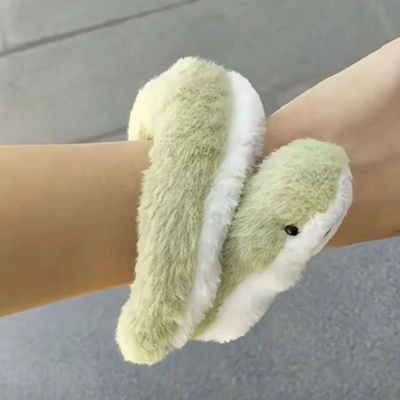 1pz Kawaii Animale Slap Snap Wrap Braccialetto Braccialetto Panda Peluche Anello Mano Braccialetto Per Bambini Giocattoli Compleanno Regalo Elegante