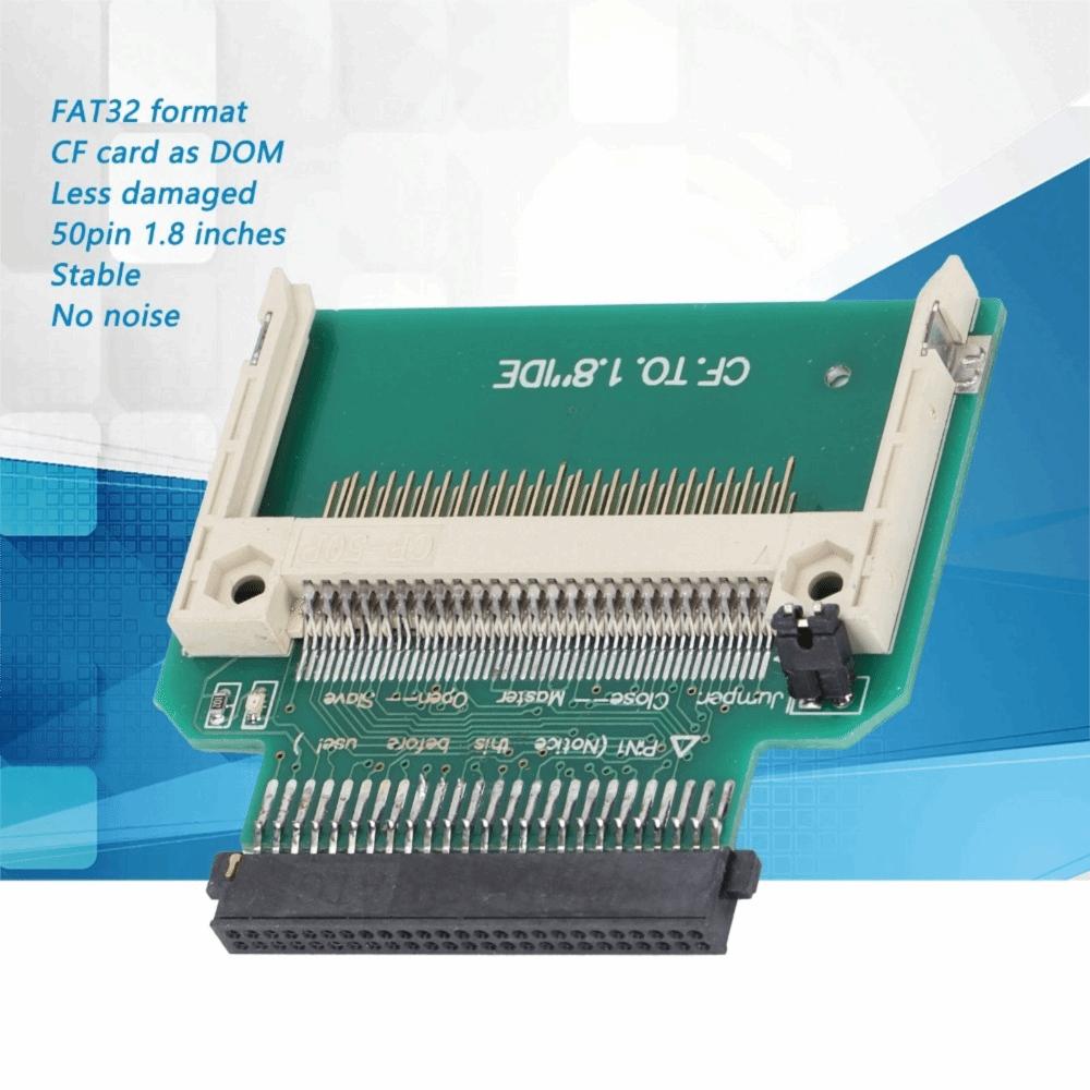 1.8 Inch CF Memory Card Adapter 50 Pin Compact Flash Adapter Card  Motherboards