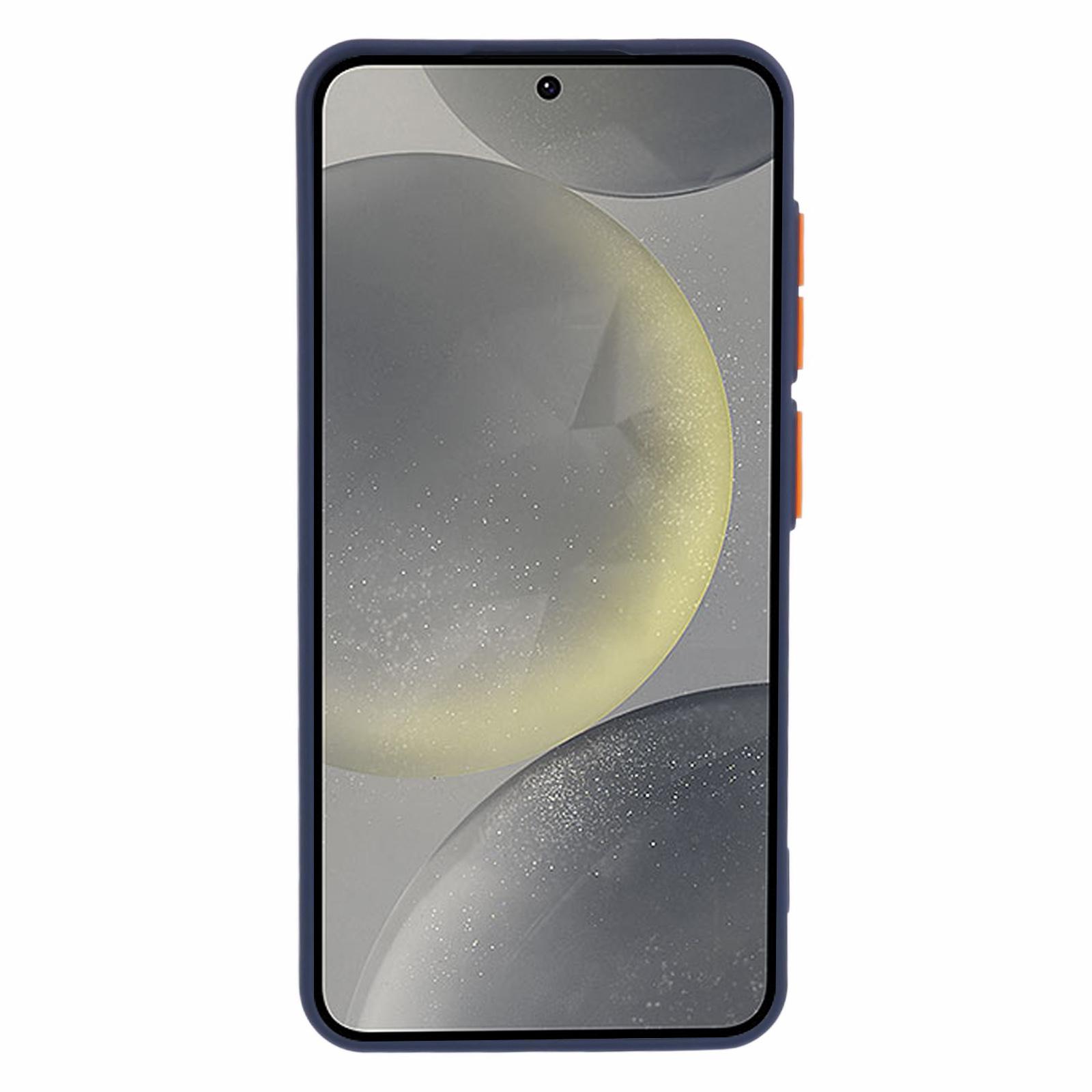 

For Samsung Galaxy A15 5G Case Card Holder TPU Mobile Phone Cover Dark Blue