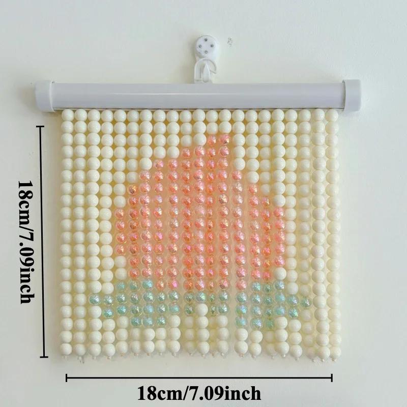 Cartoon Panda Hanging Beads Ornaments Handmade Cat Crafts Wall Art for Girls Room Decor Creative Wall Decoration Trendy 2025