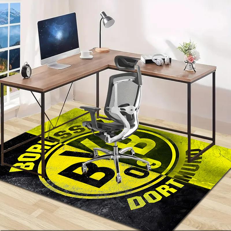 1pc Football Team Design Area Rug - Non-Slip, Soft & Cozy Floor Mat for Living Room, Bedroom, Office - Indoor/Outdoor Decorative Carpet