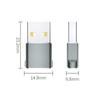 Black Type C to USB Adapter USB 2.0 USB Type C Adapter USB-C Male OTG Converter for Type-C Port