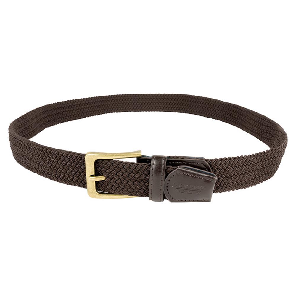 Jack Pyke Mens Countryman Leather Trim Elasticated Waist Belt