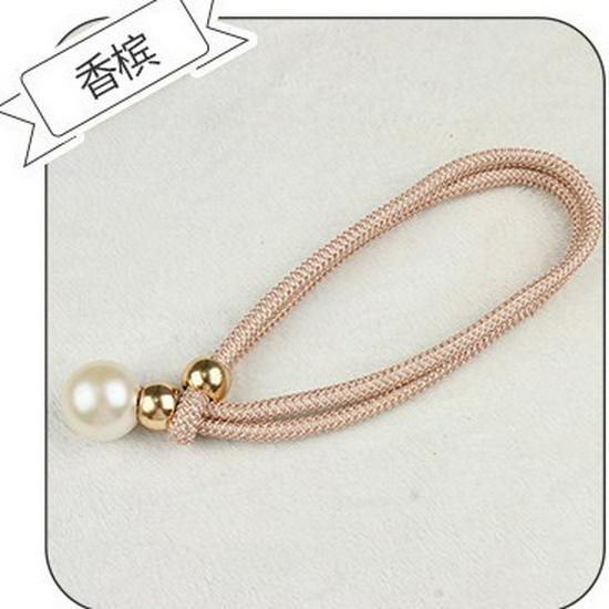Creative Night Pearl Punch-Free Curtain Tiebacks - Simple Rope Buckle Accessories