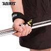 Aolikes 1 Pair Weight Lifting Wrist Straps Fitness Bodybuilding Training Gym Crossfit Lifting Straps With Non Slip Flex Gel Grip