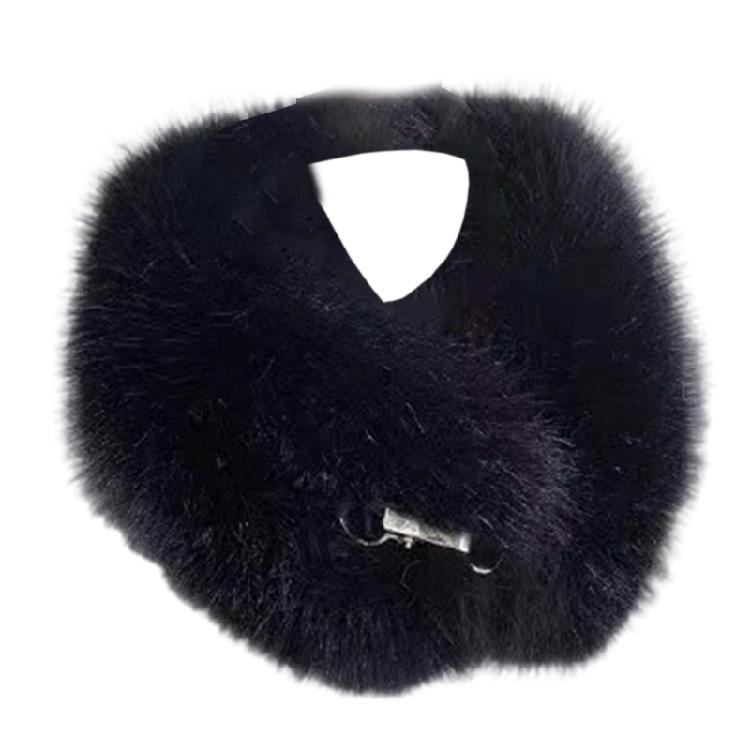 Soft Faux Furred Scarf Winter Neck Warmer For Family Use Baby Safe Ingredient Cold Weather Essential Accessory