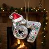 67 Ornament 2D Acrylic Funny Reusable Christmas Decor 67 Meme Ornament Holiday Decorations for Holiday Birthday Wall Door Window