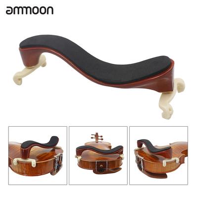 Repose-épaule en bois d'érable pour violon 3/4 4/4 avec chiffon de nettoyage